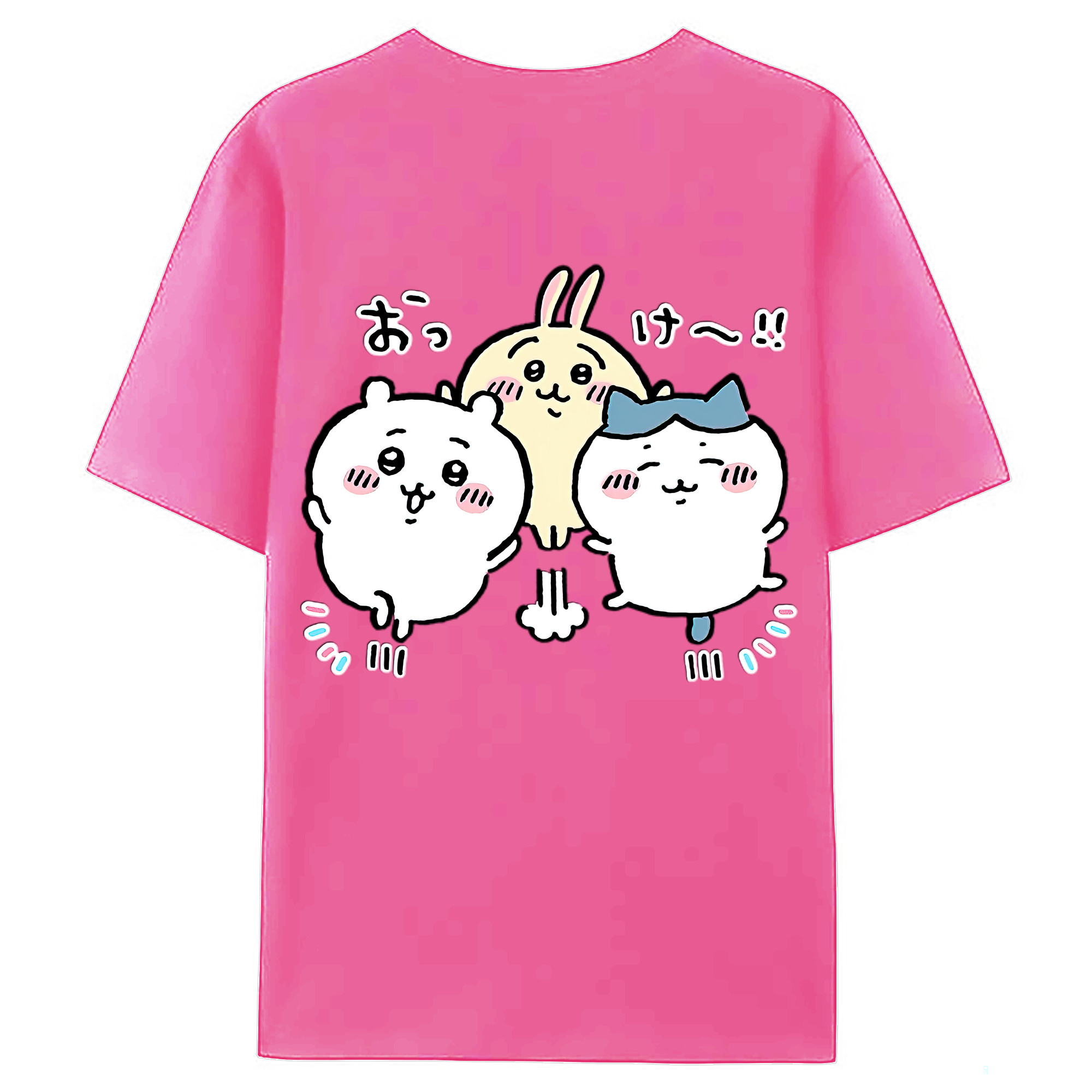 （画像用） ちいかわ ちいかわ Chii-kawa chiikawa レディース半袖Tシャツ(バックプリント)